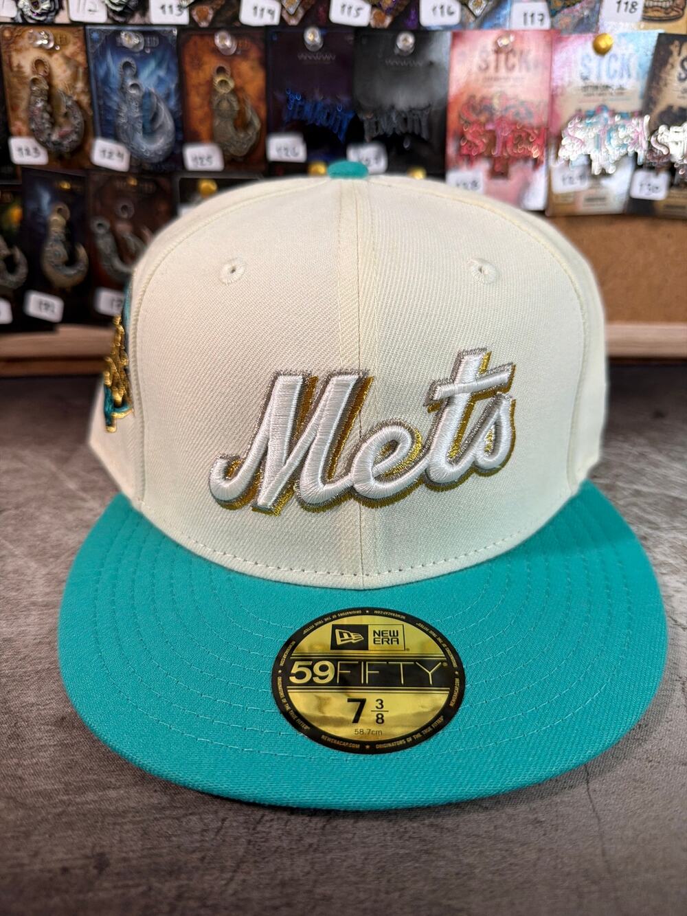 New Era 59Fifty Glow in the Dark New York Mets Fitted Hat 7 3/8